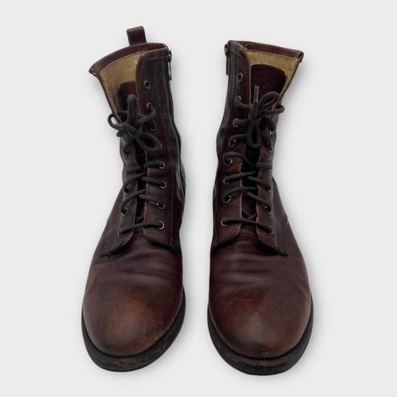 Frye Women’s Carson Roper Leather Boots Side Zip Size 9 Great Condition! Nice!! - Picture 4 of 9